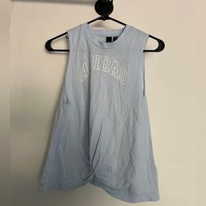 Blue Adidas Workout Tank